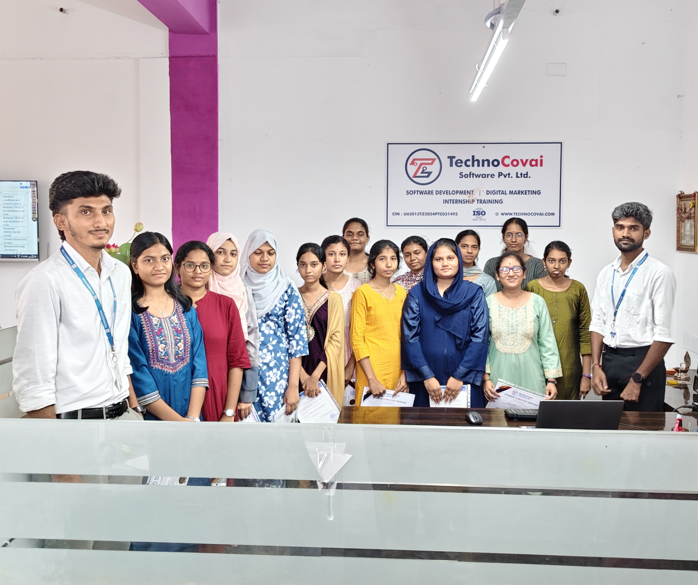 TechnoCovai Student Certificate Distribution